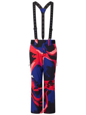 8CENTO 834G - Pants - Sport Trousers - Woman - RED HIBISCUS-BLUE SPECTRUM-BLACK