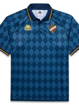 AUTHENTIC NEKODA - Active Jerseys - Polo Shirt - Man - BLUE DK-YELLOW GOLD RICH