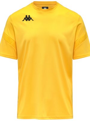 KAPPA4FOOTBALL DOVO - Active Jerseys - Shirt - Man - YELLOW DANDELION