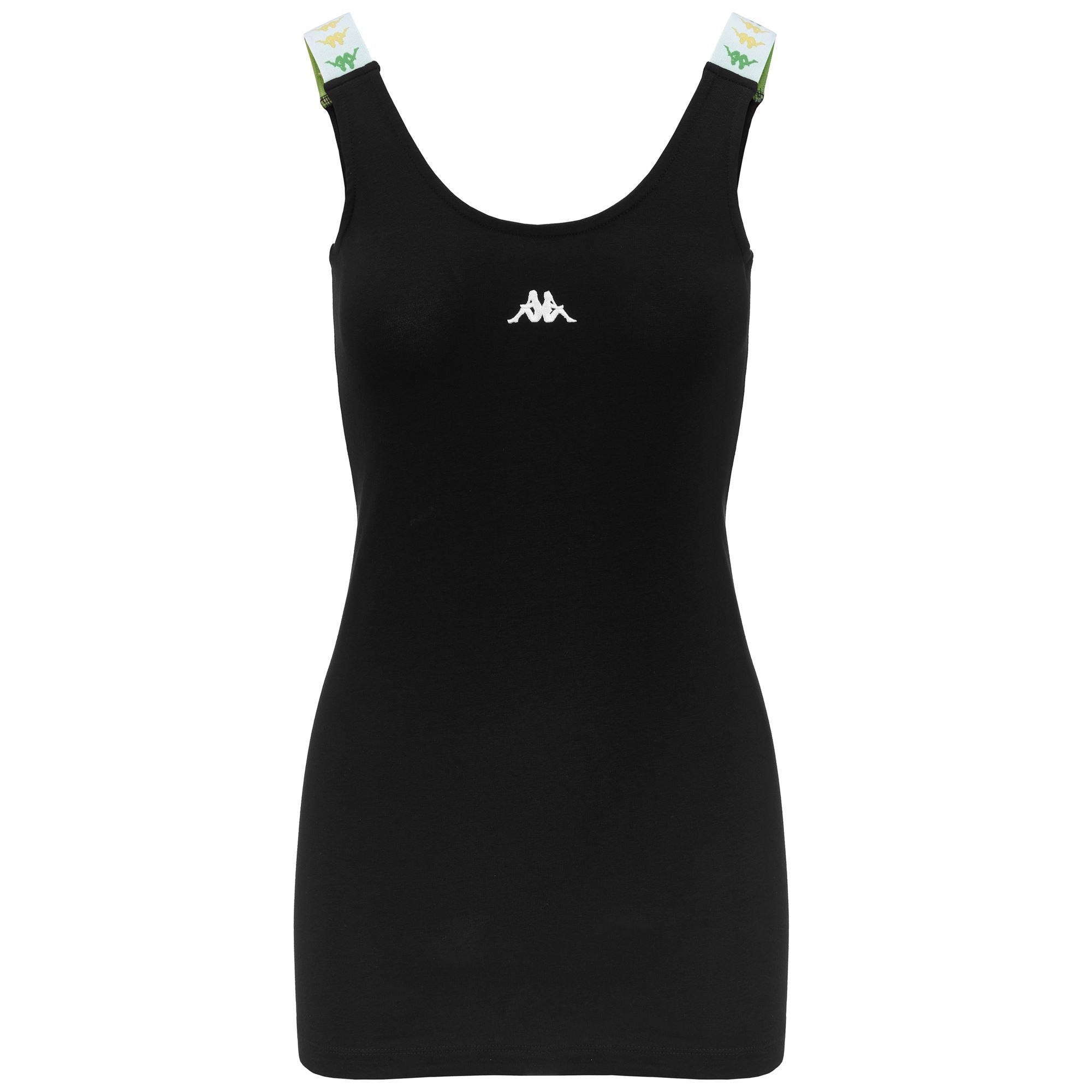 222 BANDA SIXTA - Dresses - Mid - Woman - BLACK-WHITE-GREEN DUSTY