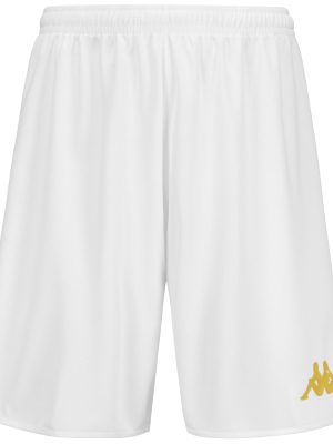 KAPPA4BASKET DUMPO - Shorts - Sport  Shorts - Man - WHITE-GOLD