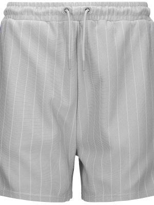 222 BANDA LORA - Shorts - Sport  Shorts - Woman - GREY-WHITE ANTIQUE-BLUE ROYAL