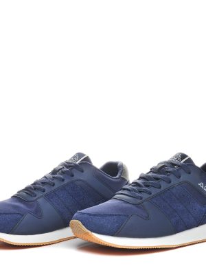 LOGO ROBIN - Sneakers - Low Cut - Unisex - BLUE MARINE-WHITE