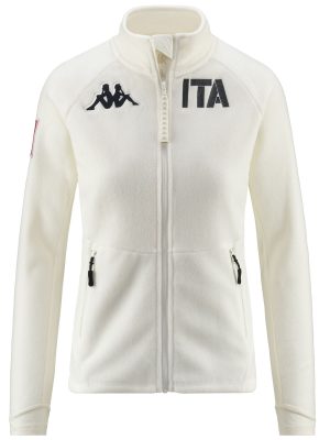 6CENTO 688N ITA - Fleece - Jacket - Woman - WHITE COCONUT