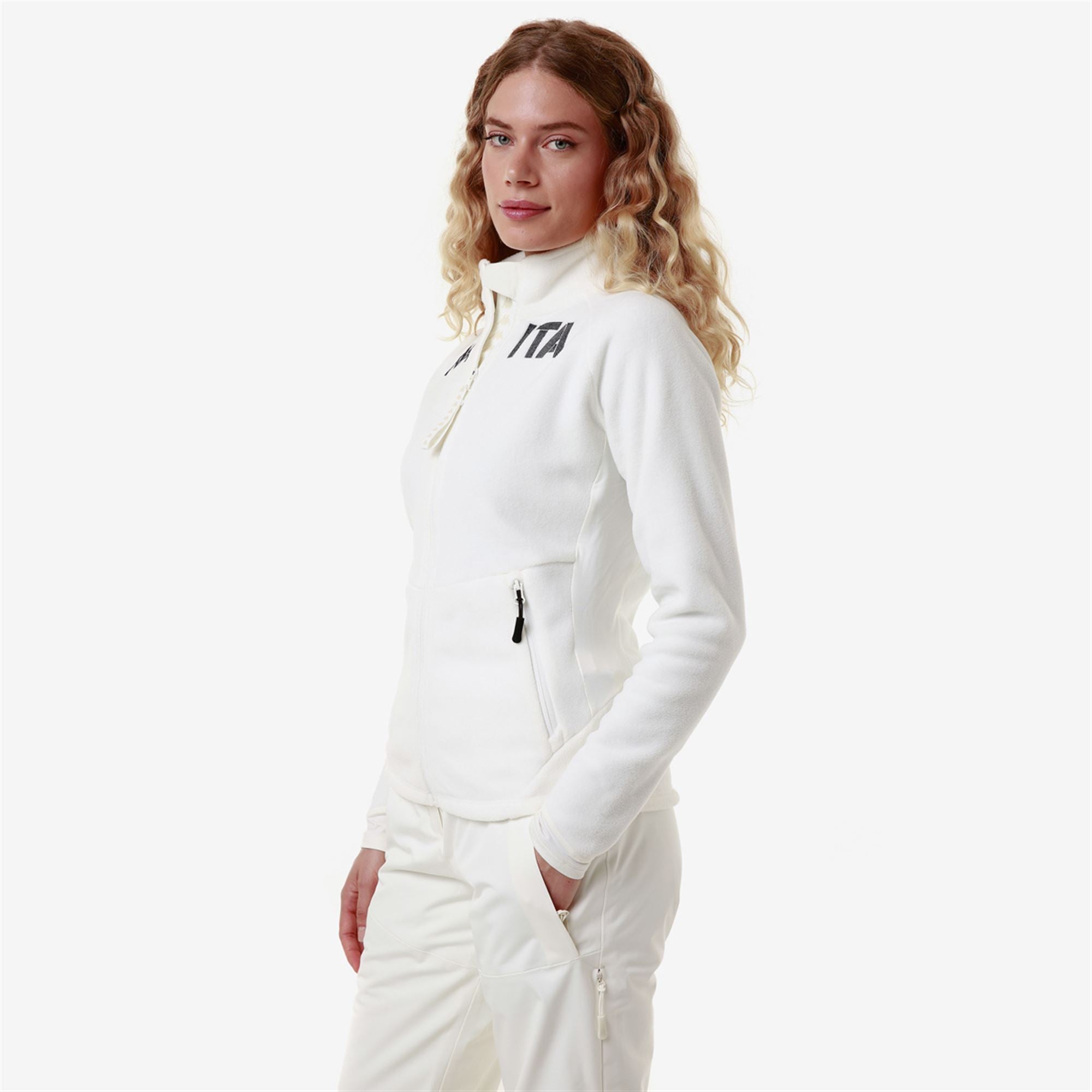 6CENTO 688N ITA - Fleece - Jacket - Woman - WHITE COCONUT - Image 5
