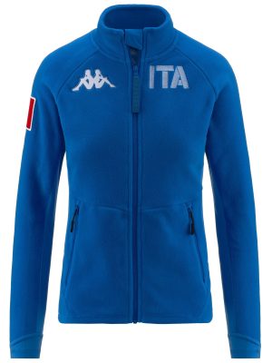 6CENTO 688N ITA - Fleece - Jacket - Woman - BLUE BRILLIANT