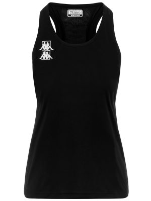 KOMBAT  PADEL FRAS - Active Jerseys - Tank - Woman - BLACK-BLACK PURE