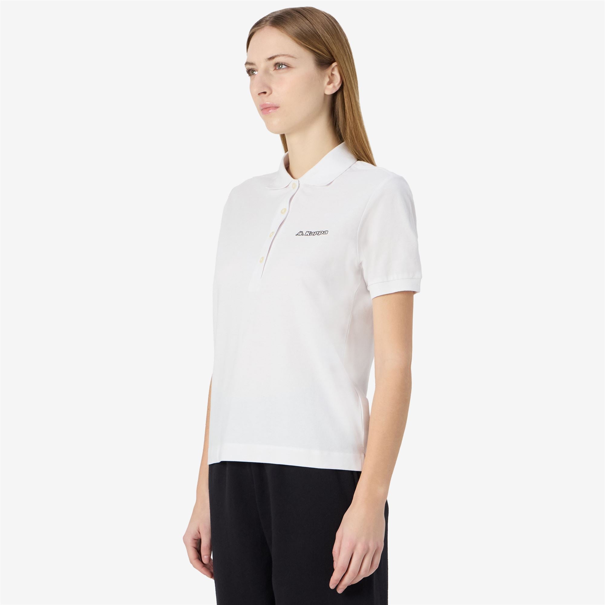LOGO FIXE - Polo Shirts - Polo - Woman - WHITE - Image 5