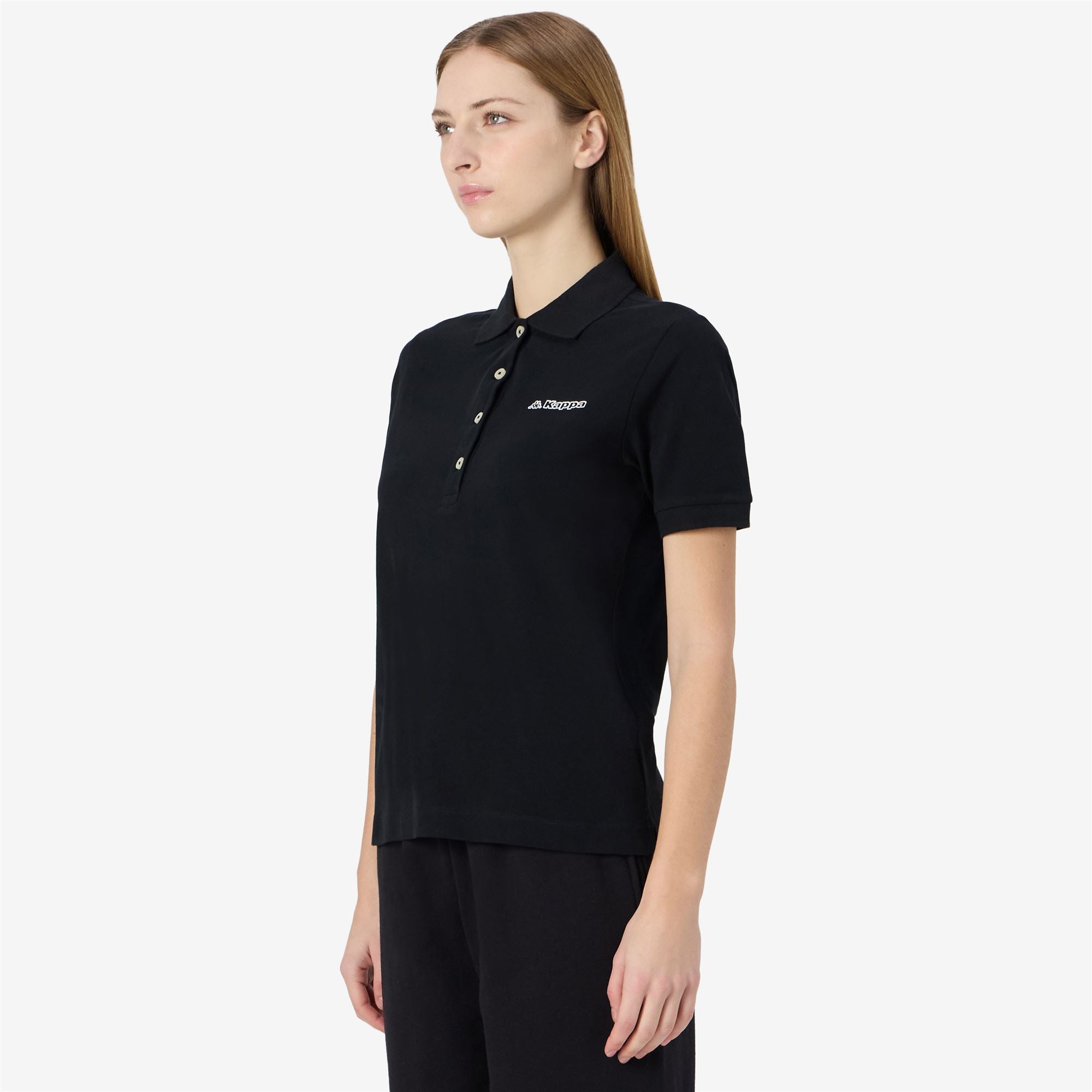 LOGO FIXE - Polo Shirts - Polo - Woman - BLACK - Image 5