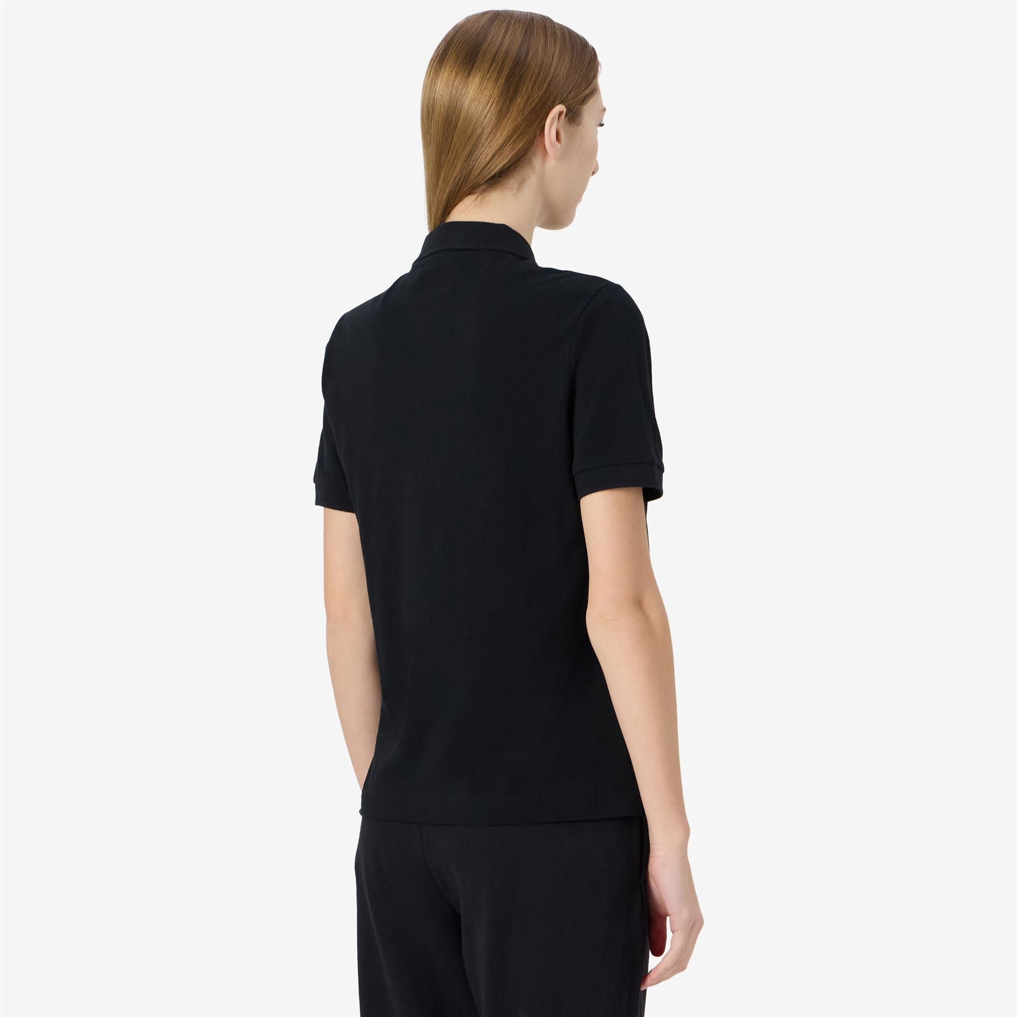 LOGO FIXE - Polo Shirts - Polo - Woman - BLACK - Image 6