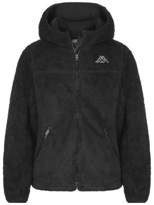 LOGO LEI SHERPA - Fleece - Jacket - Woman - BLACK