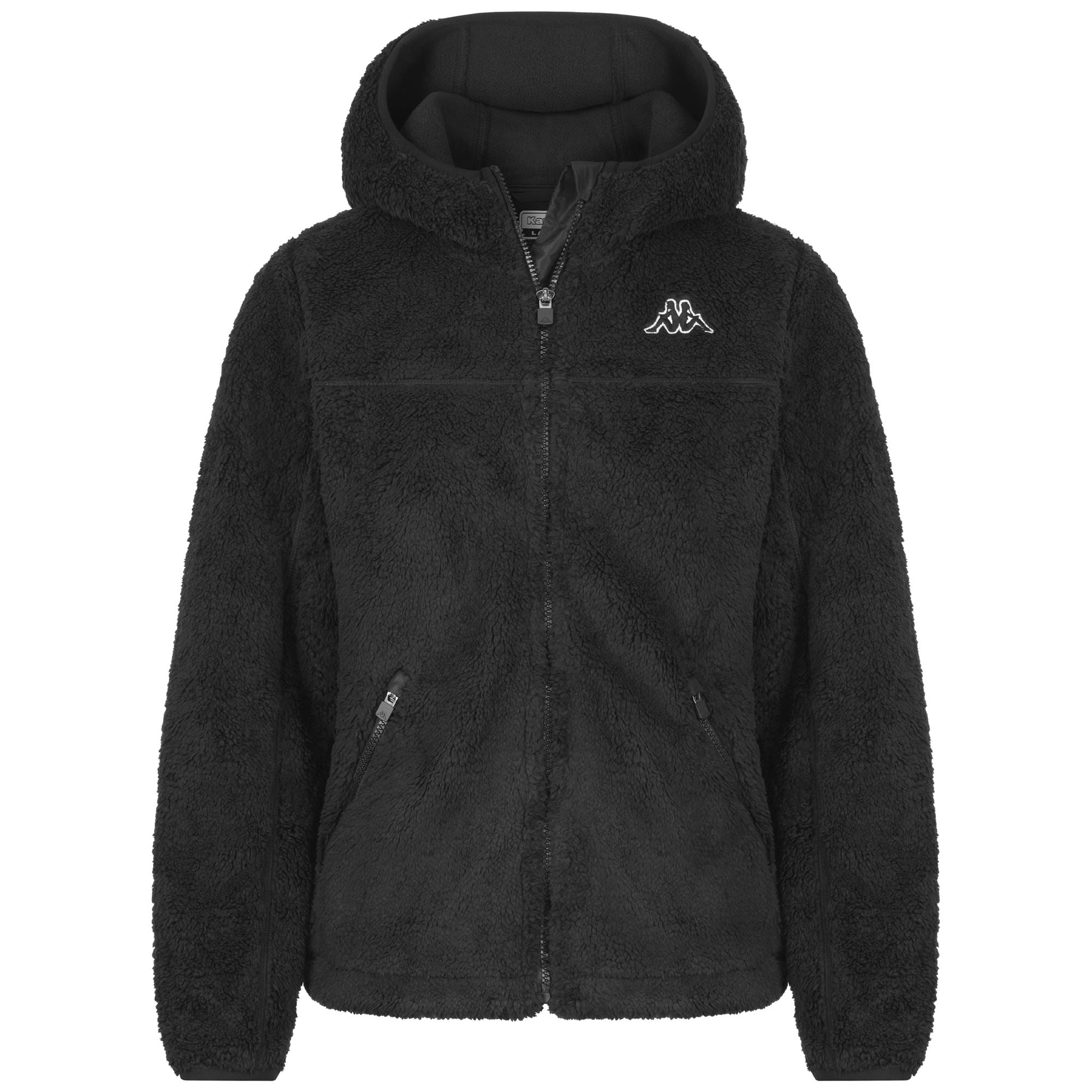 LOGO LEI SHERPA - Fleece - Jacket - Woman - BLACK