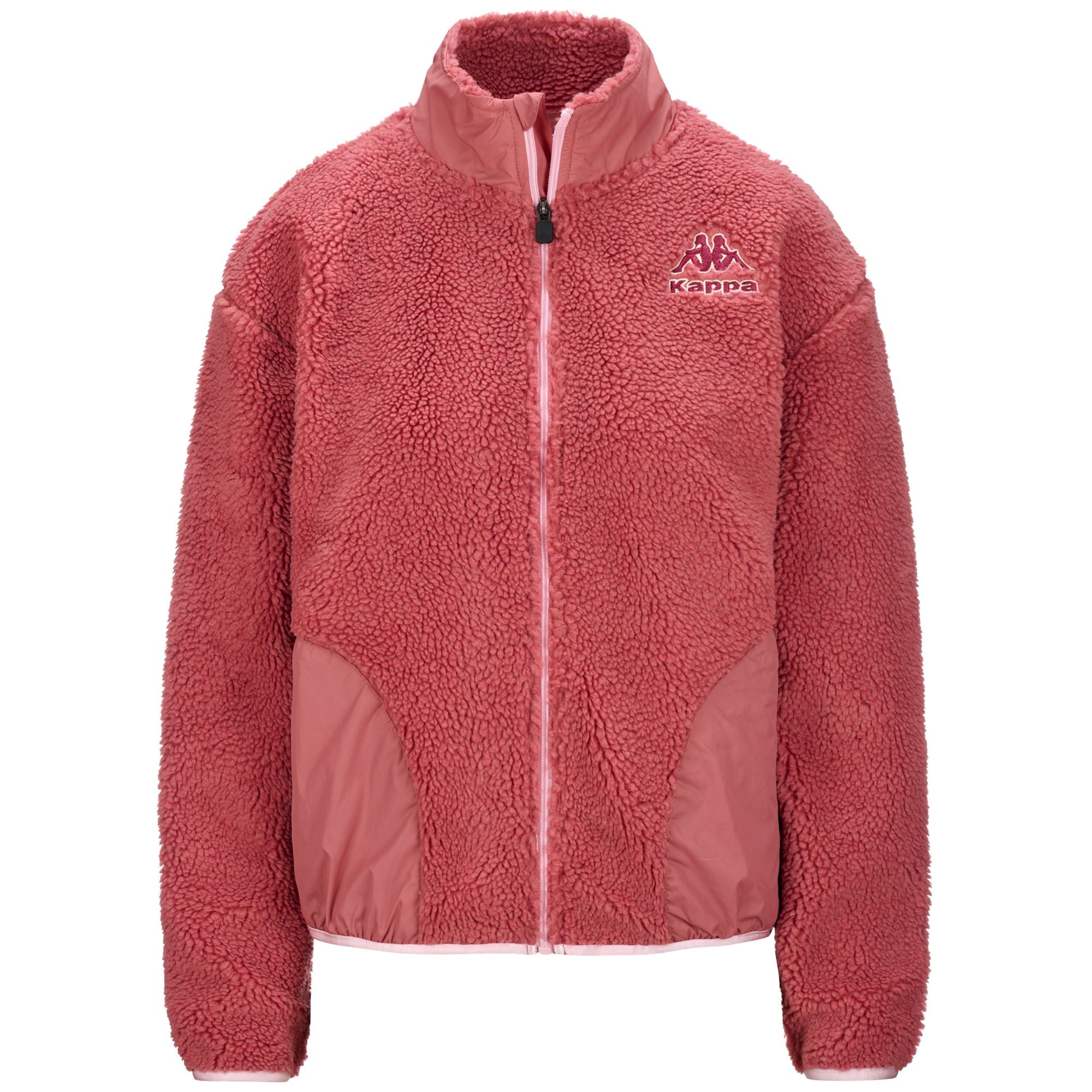 LOGO FELAX - Fleece - Jacket - Woman - PINK CINDER-PINK CHERRY