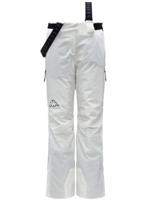 834 - Pants - Sport Trousers - Woman - White Coconut-Black