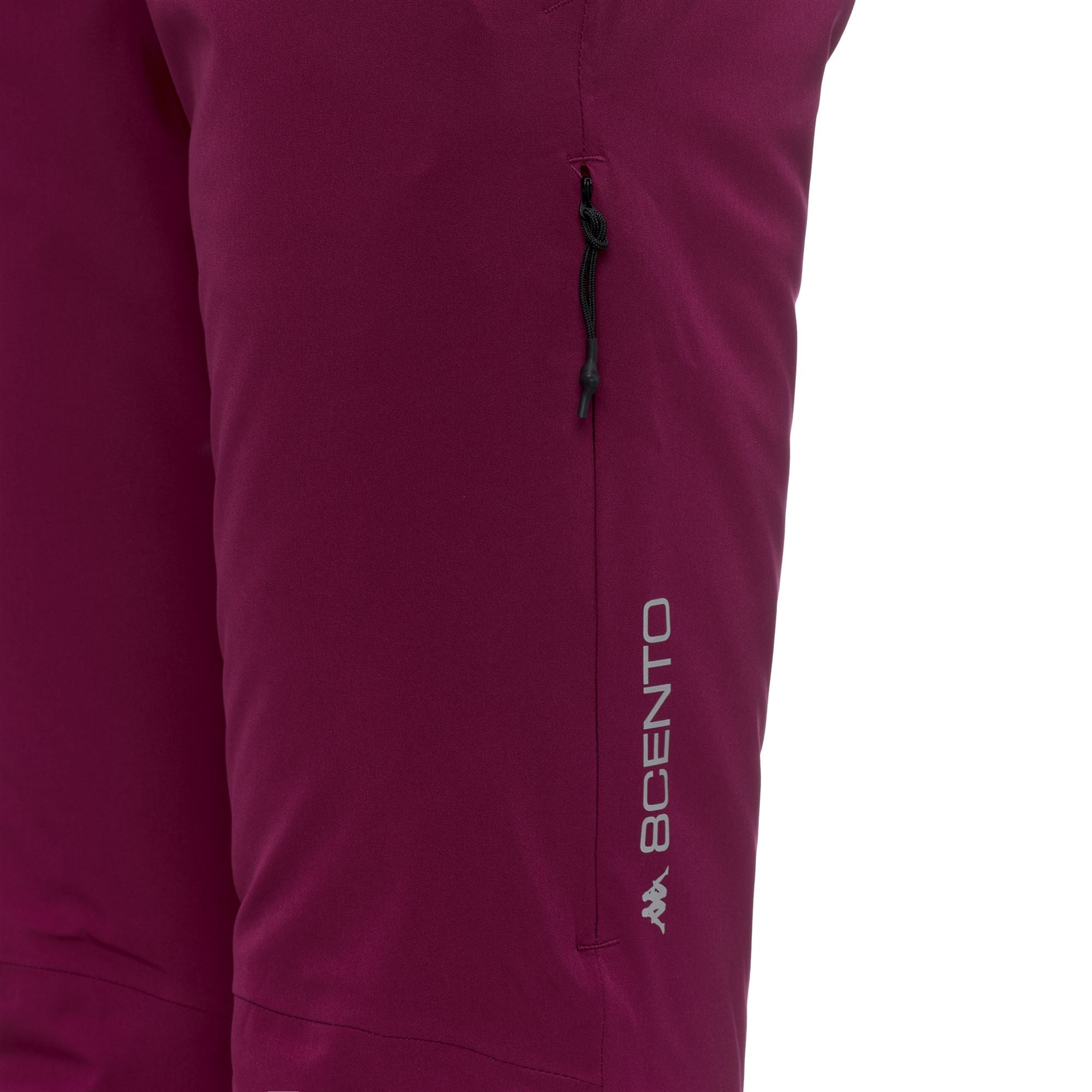 834 - Pants - Sport Trousers - Woman - Red Plum - Image 3