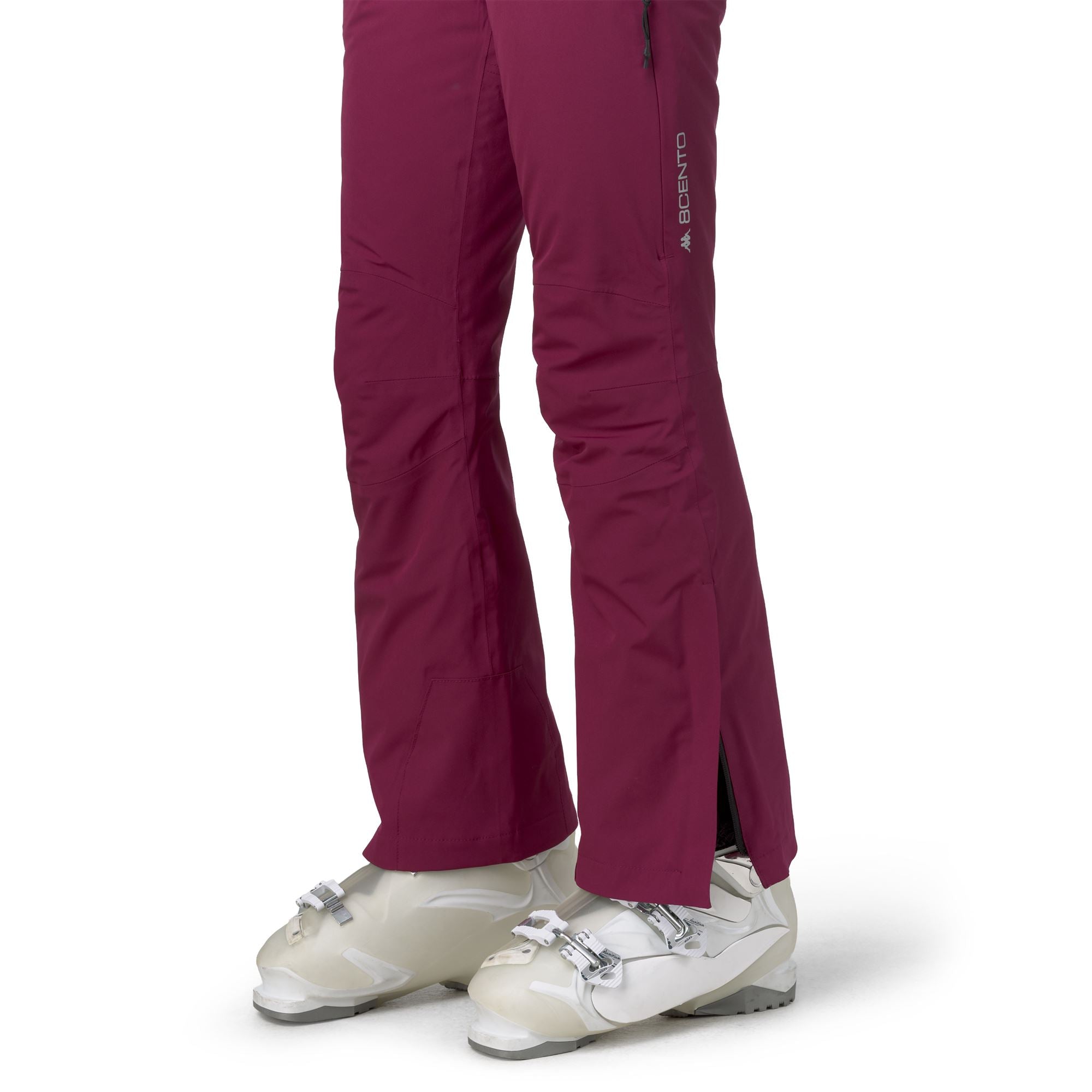 834 - Pants - Sport Trousers - Woman - Red Plum - Image 7