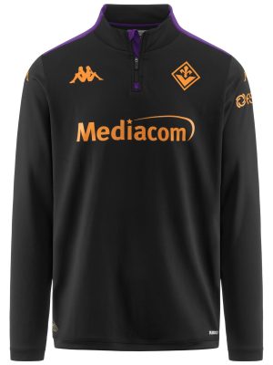 ABLAS PRO 8 FIORENTINA - Fleece - Jumper - Man - BLACK-VIOLET INDIGO SPONSOR