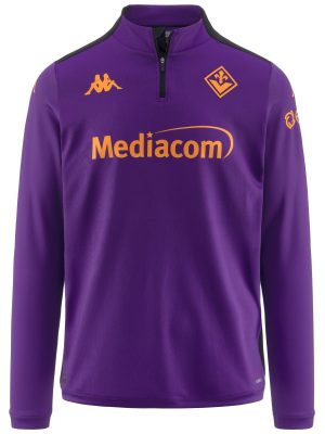 ABLAS PRO 8 FIORENTINA - Fleece - Jumper - Man - VIOLET INDIGO-BLACK SPONSOR