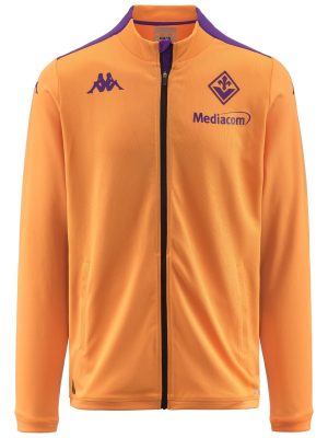ARUN PRO 8 FIORENTINA - Fleece - Jacket - Man - ORANGE MARIGOLD-VIOLET INDIGO