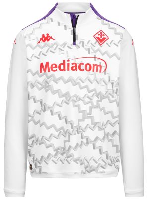 ABLASPRE PRO 8 FIORENTINA - Fleece - Jumper - Man - WHITE-VIOLET INDIGO