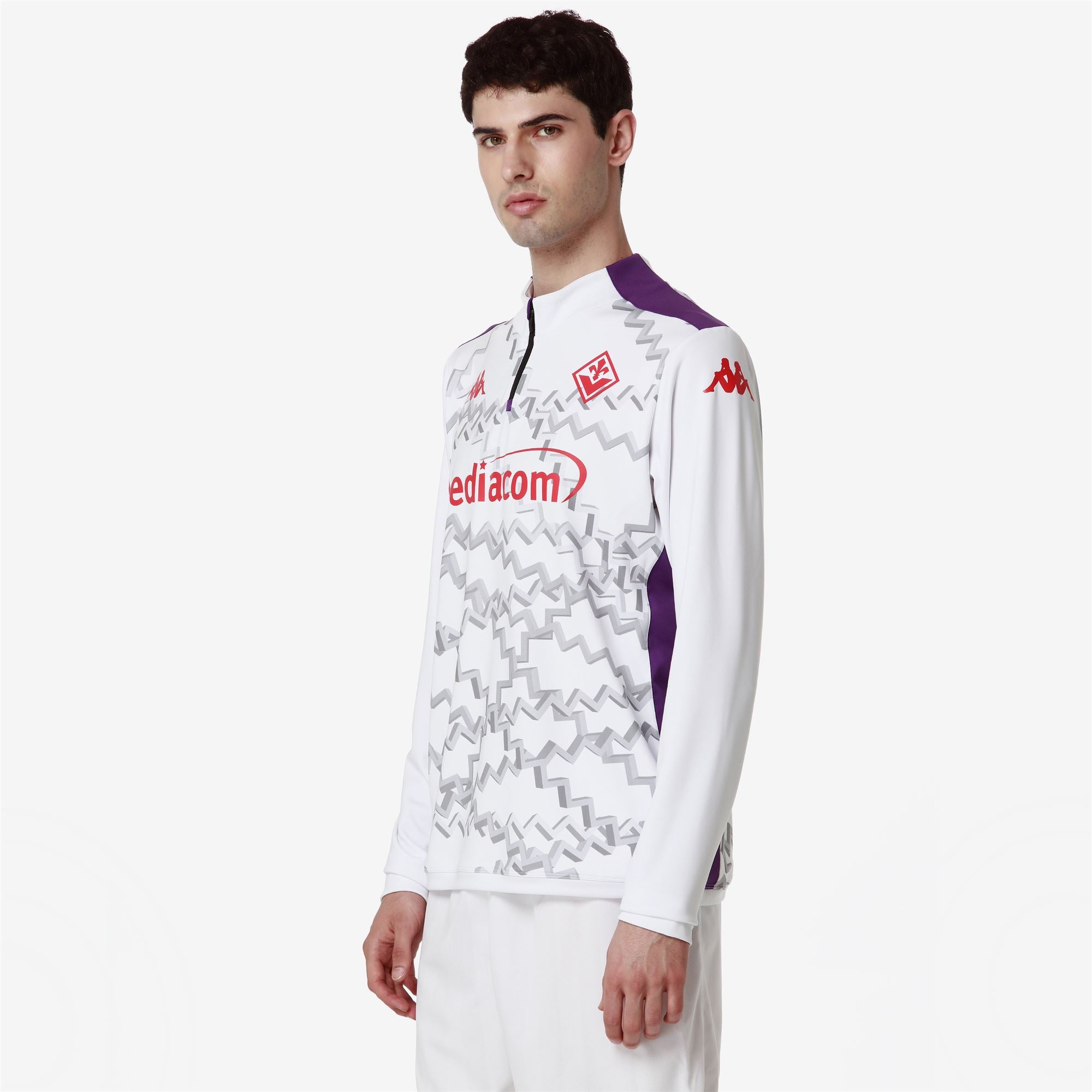 ABLASPRE PRO 8 FIORENTINA - Fleece - Jumper - Man - WHITE-VIOLET INDIGO - Image 11