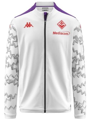 ARUNPRE PRO 8 FIORENTINA - Fleece - Jacket - Man - WHITE-VIOLET INDIGO
