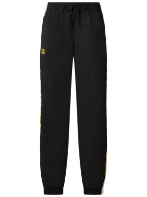 222 BANDA NARA - Pants - Sport Trousers - Woman - BLACK-YELLOW GOLD RICH-WHITE