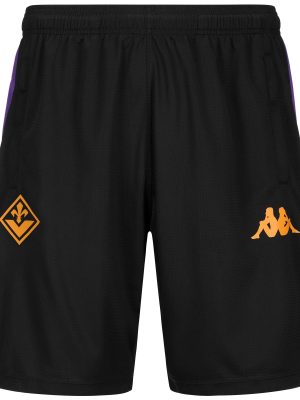 AHORAZIP PRO 8 FIORENTINA - Shorts - Sport  Shorts - Man - BLACK-VIOLET INDIGO