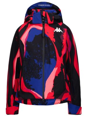 8CENTO 810G - Jackets - Mid - Woman - RED HIBISCUS-BLUE SPECTRUM-BLACK