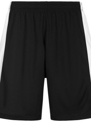 KAPPA4FOOTBALL   LUVIO - Shorts - Sport  Shorts - Man - BLACK-WHITE