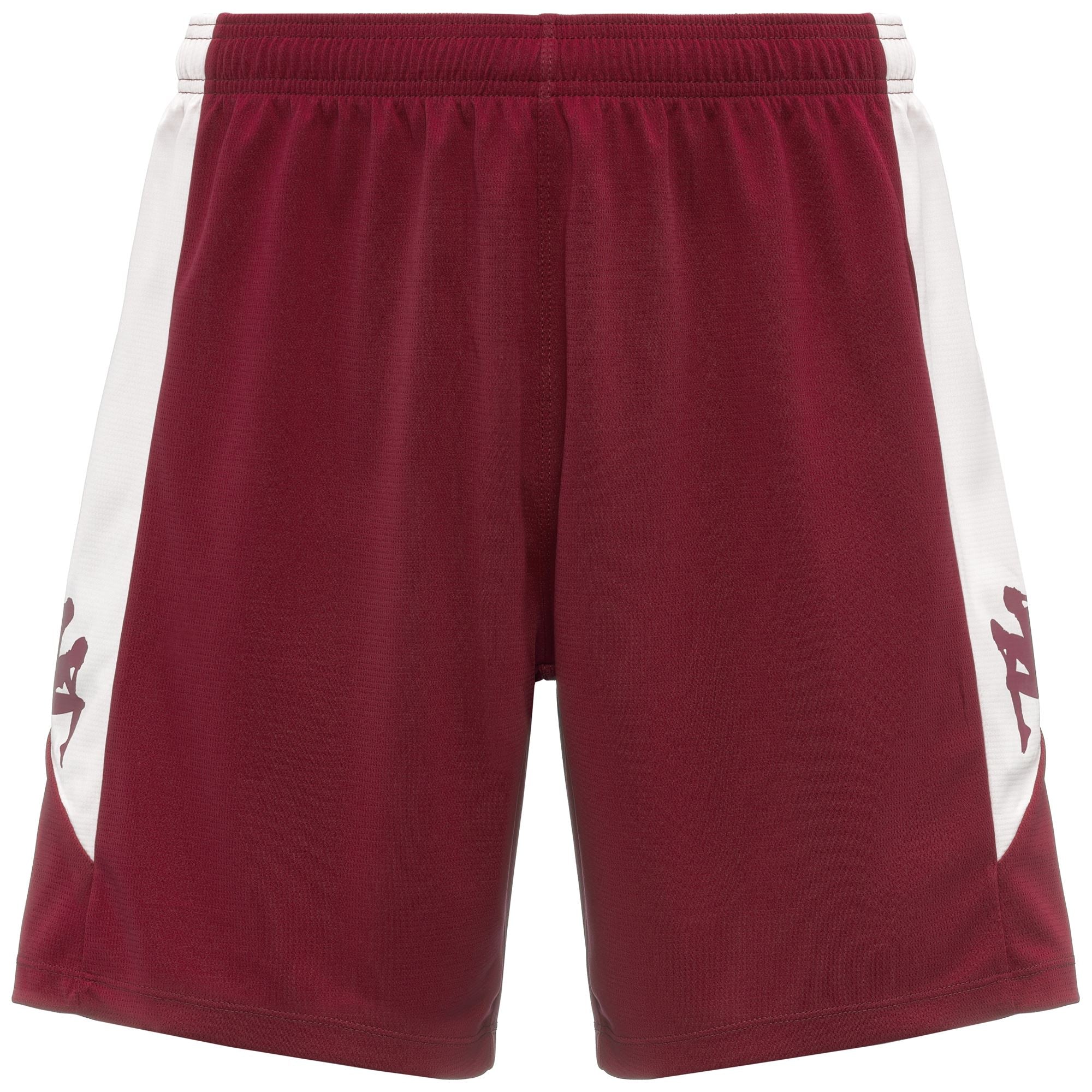KAPPA4FOOTBALL LUVIO - Shorts - Sport Shorts - Man - RED GRANATA-WHITE