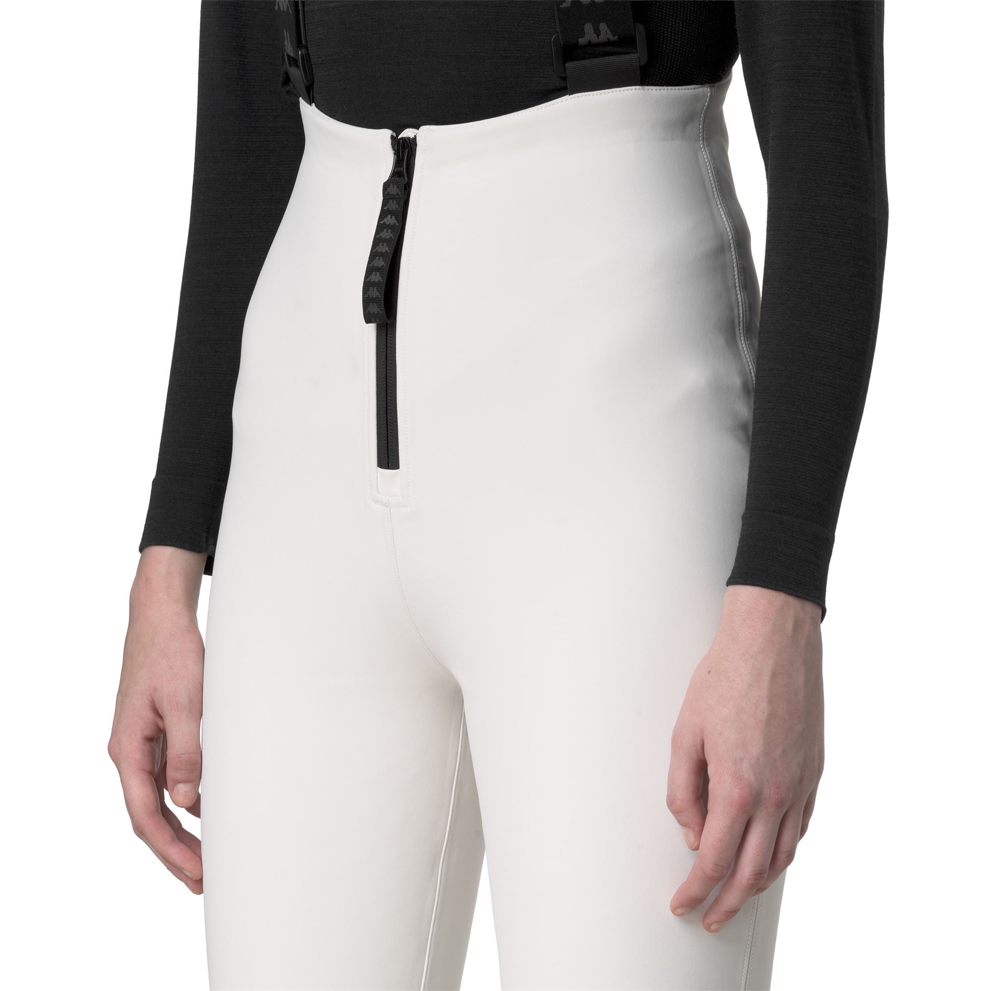846 - Pants - Sport Trousers - Woman - White Coconut-Black - Image 7