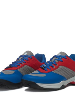 KOMBAT  PADEL LOOP - Sport Shoes - Low Cut - Unisex - BLUE ROYAL-RED-GREY LT