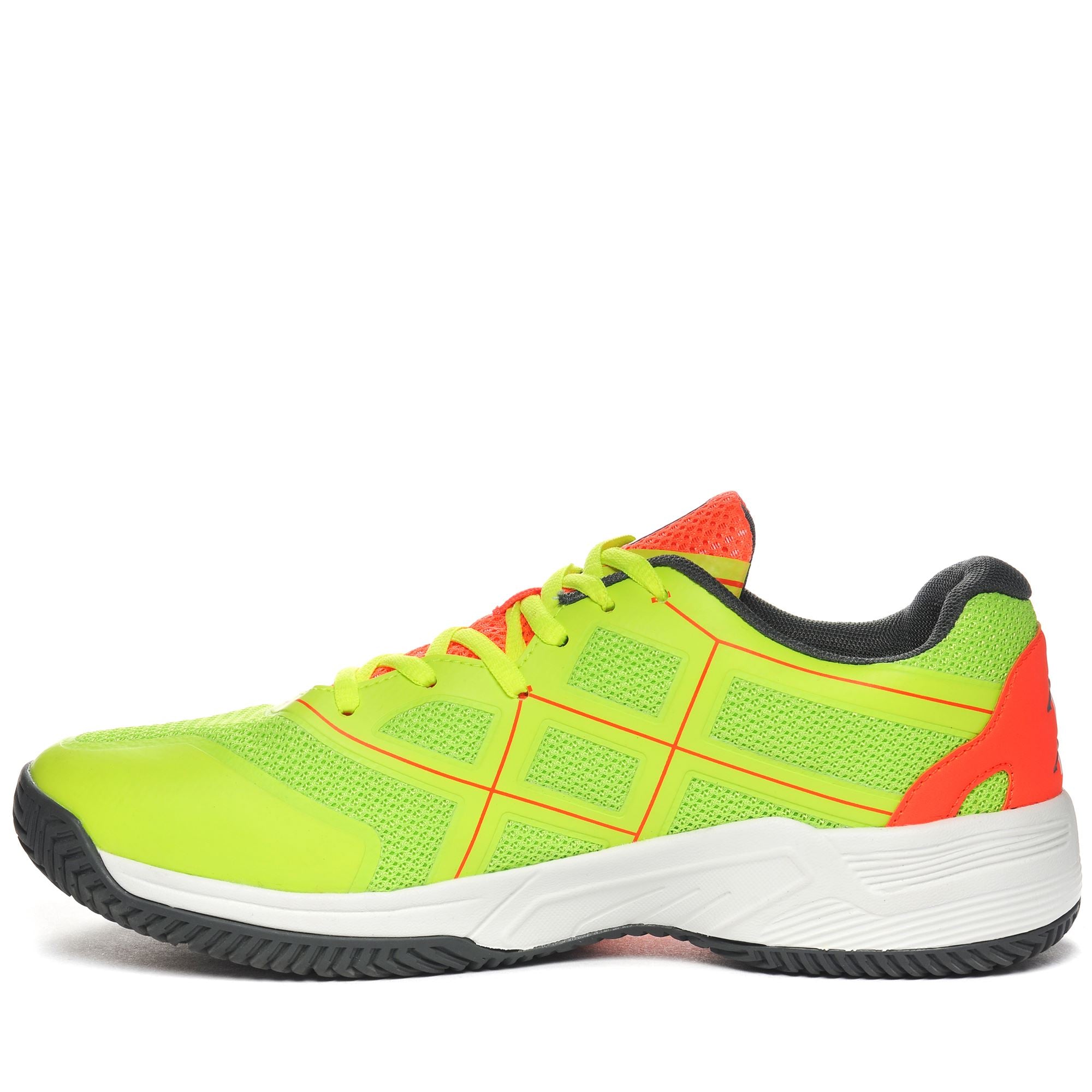 KOMBAT PADEL MATCH - Sport Shoes - Low Cut - Unisex - NEON GREEN-NEON CORAL - Image 4