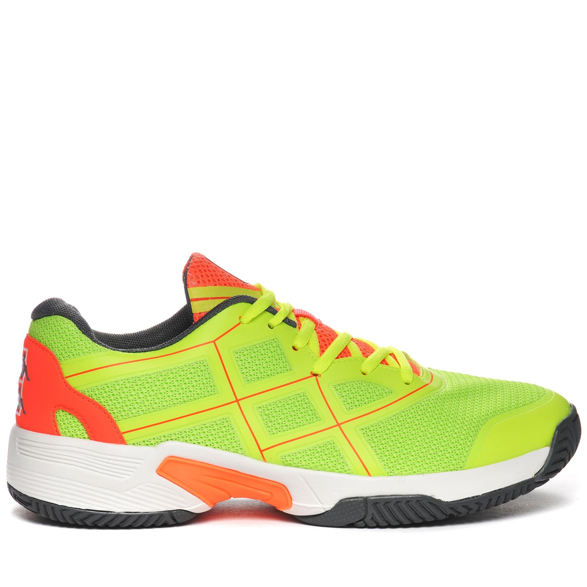 KOMBAT PADEL MATCH - Sport Shoes - Low Cut - Unisex - NEON GREEN-NEON CORAL - Image 2