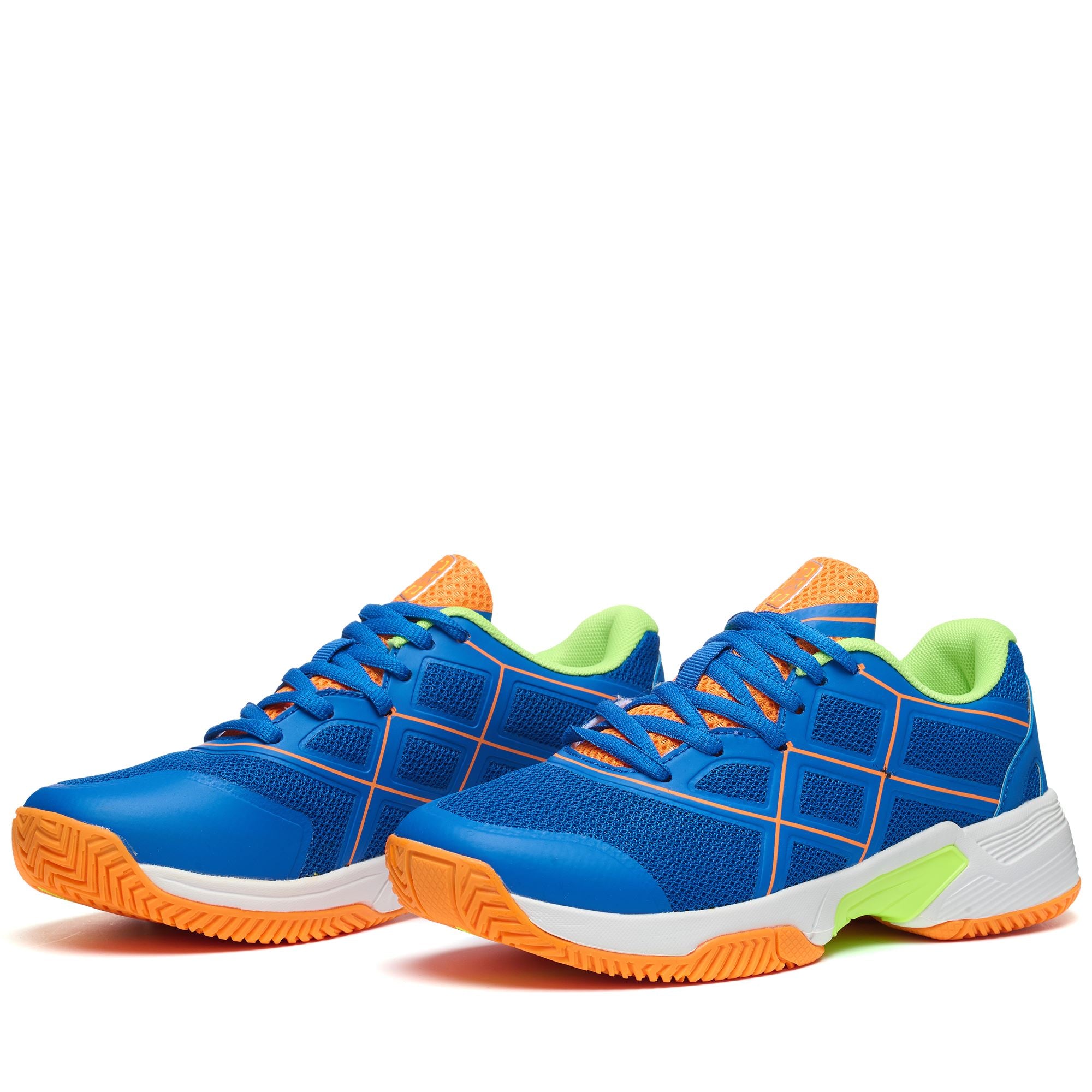 KOMBAT PADEL MATCH - Sport Shoes - Low Cut - Unisex - BLUE ROYAL-NEON GREEN