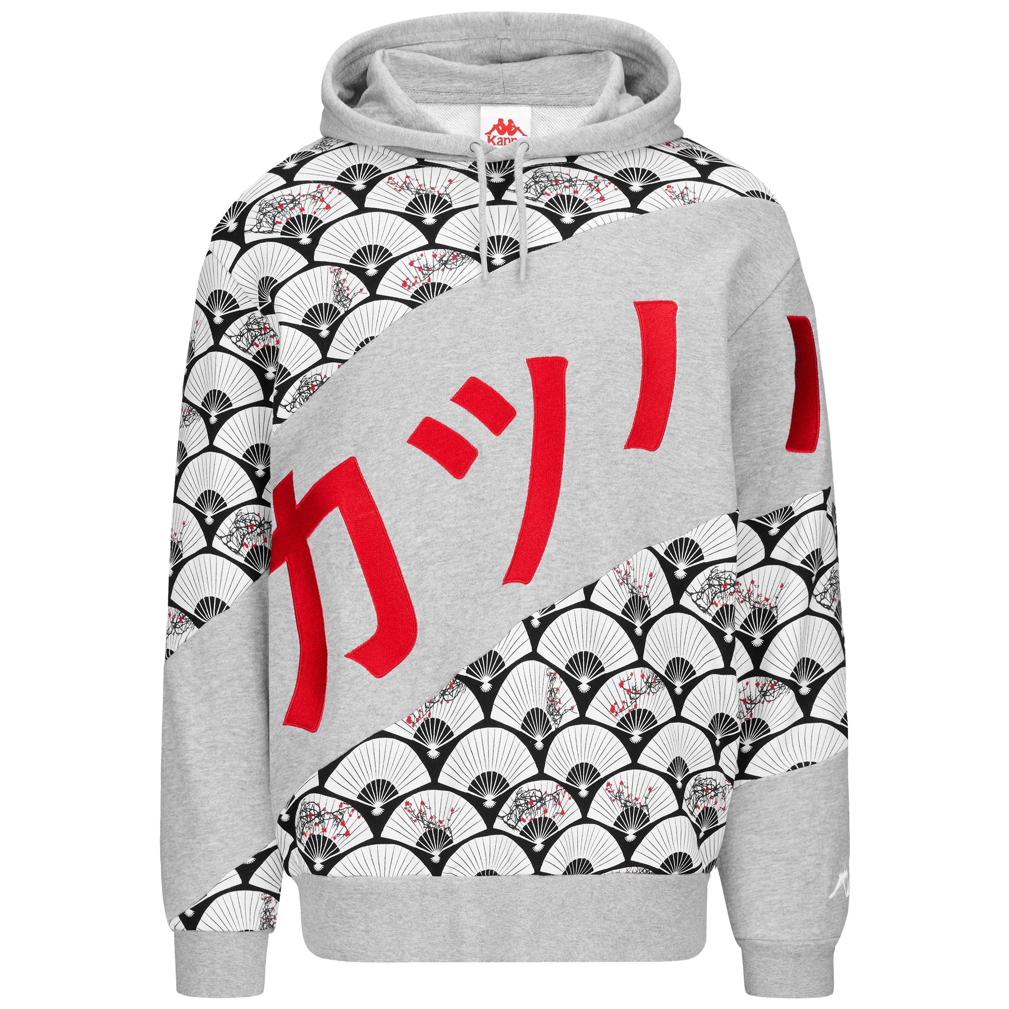 JPN GABI - Fleece - Jumper - Man - GREY MEL-WHITE