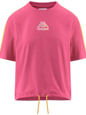 LOGO FLECA - T-ShirtsTop - T-Shirt - Woman - PINK FANDANGO-WHITE WHISPER