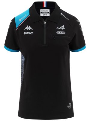 ACRAW ALPINE F1 - Polo Shirts - Polo - Woman - BLACK-LIQUID BLUE