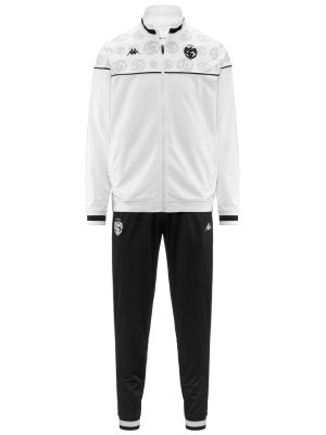 ALFUNS SPEZIA - Sport Suits - TRACKSUIT - Man - WHITE-BLACK