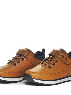 LOGO MONSI EV KID - Sneakers - Low Cut - Kid unisex - YELLOW TAN-BLACK