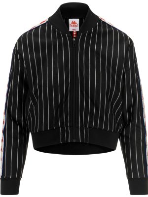 222 BANDA LENA - Fleece - Jacket - Woman - BLACK-WHITE ANTIQUE-BLUE ROYAL