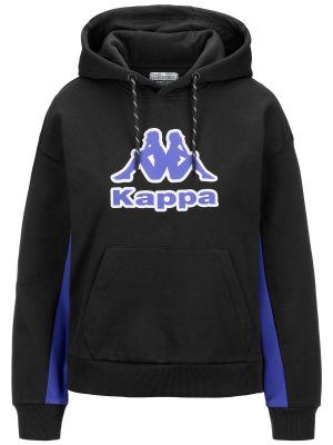 LOGO  FELAD - Fleece - Jumper - Woman - GREY COAL-VIOLET  BLUE IRIS