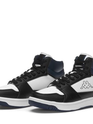 LOGO BERNAL MD - Sneakers - Low Cut - Unisex - WHITE-BLUE DK