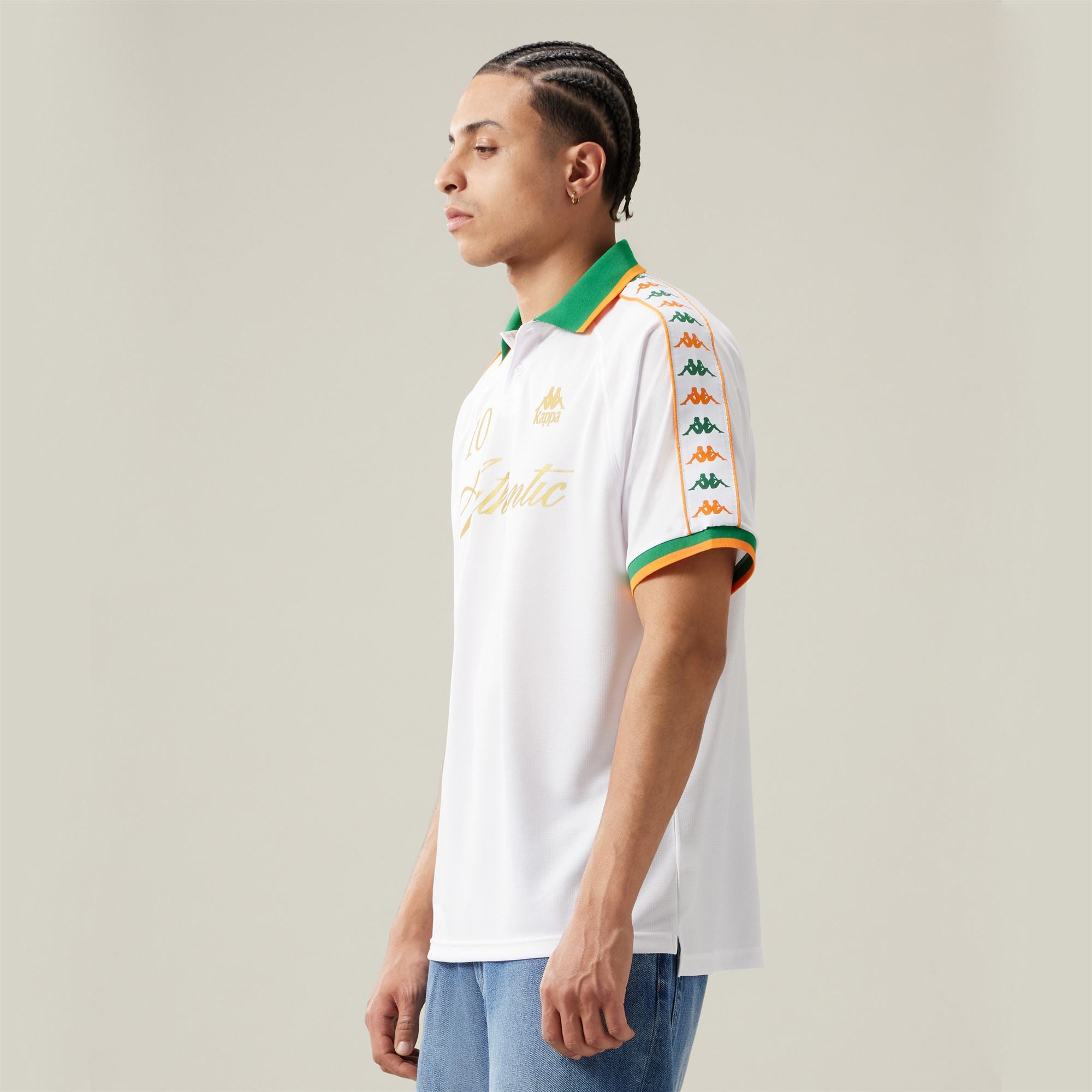 222 BANDA NOTILOX - Active Jerseys - Polo Shirt - Man - WHITE-GREEN TEE-ORANGE - Image 3
