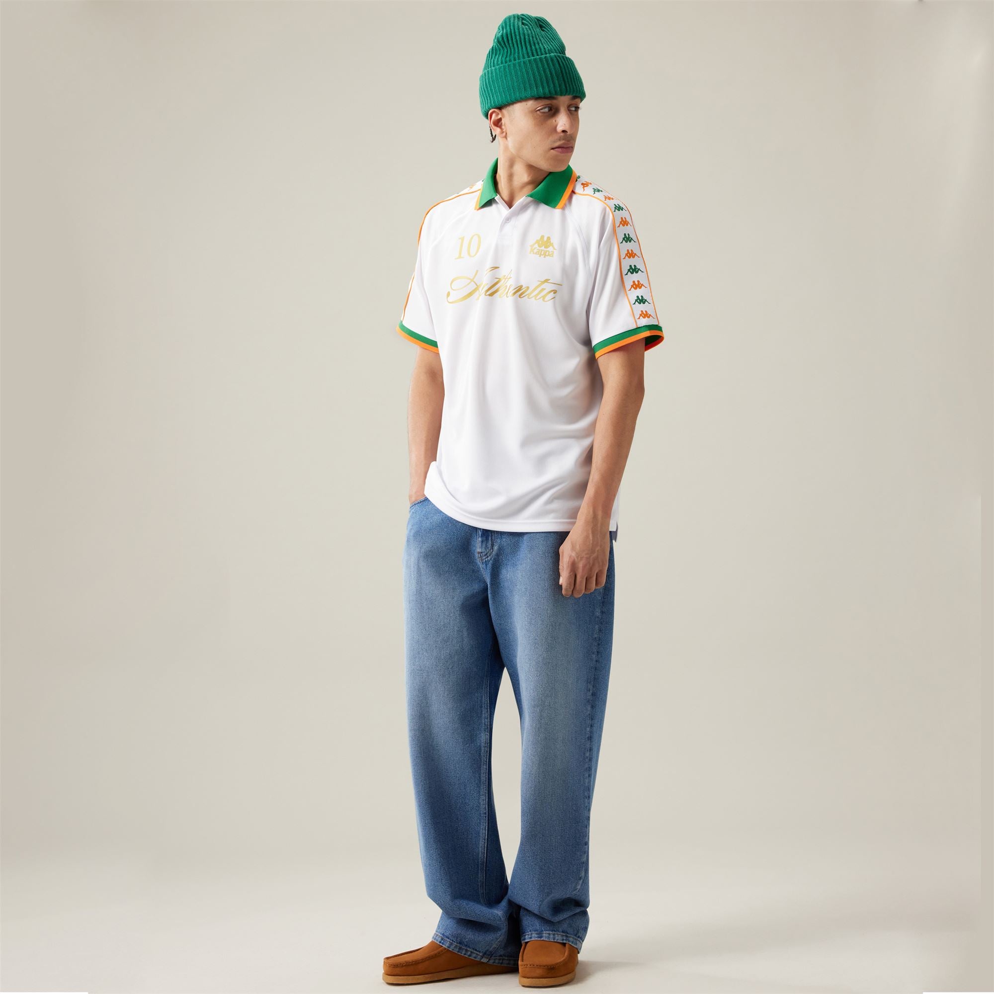 222 BANDA NOTILOX - Active Jerseys - Polo Shirt - Man - WHITE-GREEN TEE-ORANGE - Image 4