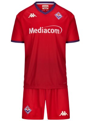 KOMBAT  KIT 2025 FIORENTINA - SETS - Shorts / T-Shirt - Boy - RED-VIOLET INDIGO