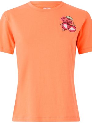 LOGO GERTU - T-ShirtsTop - T-Shirt - Woman - ORANGE CORAL