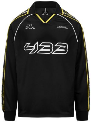 222 BANDA ROMBAT 433 - Active Jerseys - T-Shirt - Man - BLACK-WHITE-YELLOW BLAZING