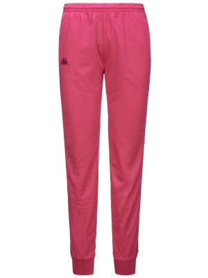 222 BANDA WRASTORIA GRAPHIKTAPE - Pants - Sport Trousers - Woman - FUCHSIA BRIGHT ROSE-WHITE-BEIGE
